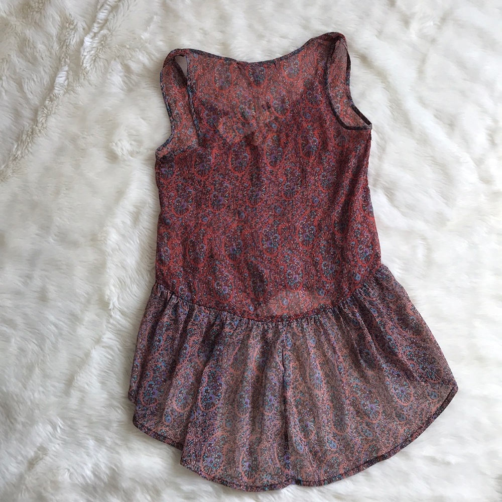 XX SOLDXX NWT American Rag Hi Low Floral Tank Top - Picture 5 of 5